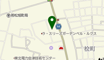 会津斎場の地図画像