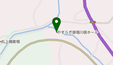 やすらぎ斎場川俣ホールの地図画像