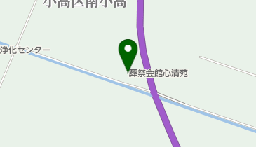 葬祭会館心清苑の地図画像