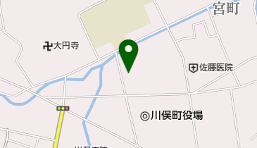 福島民報社川俣支局の地図画像