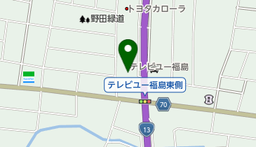 (株)テレビユー福島本社の地図画像