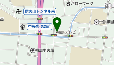 福島テレビ(株)本社の地図画像