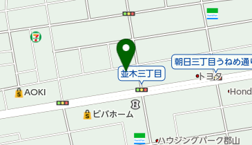 (株)福島放送本社の地図画像