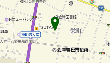 (株)福島中央テレビ会津支社の地図画像