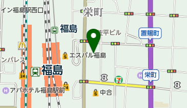 (株)福島中央テレビ福島支社の地図画像