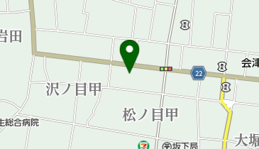 大東銀行坂下支店の地図画像