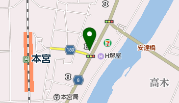 福島銀行本宮支店の地図画像