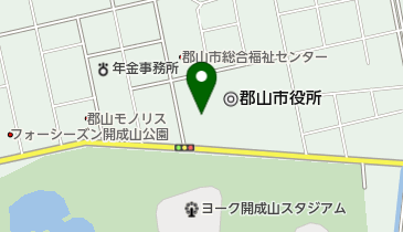 東邦銀行郡山市役所支店の地図画像