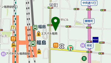 秋田銀行福島支店の地図画像