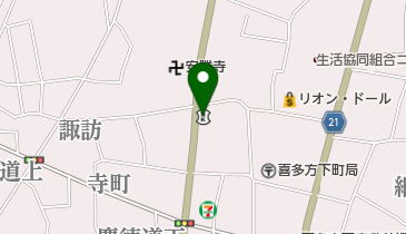 会津信用金庫喜多方支店の地図画像