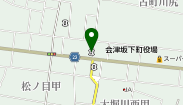 会津信用金庫坂下支店の地図画像