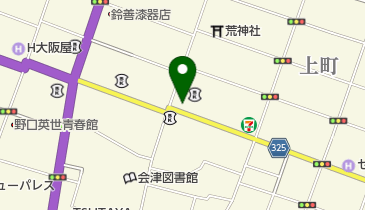 会津信用金庫本店の地図画像