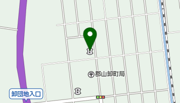 郡山信用金庫卸町支店の地図画像