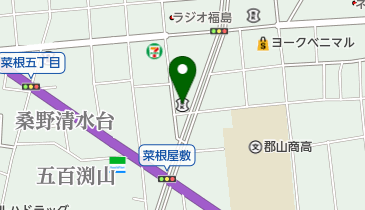 郡山信用金庫菜根支店の地図画像