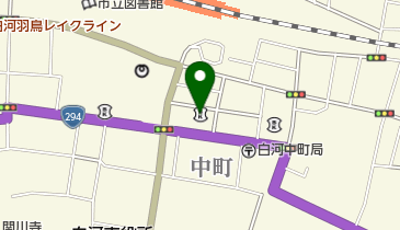 白河信用金庫本店の地図画像