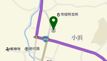 二本松信用金庫岩代支店の地図画像