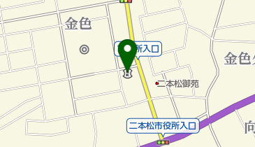 二本松信用金庫金色支店の地図画像