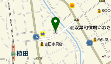 ひまわり信用金庫植田支店の地図画像