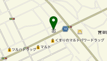 ひまわり信用金庫中岡支店の地図画像