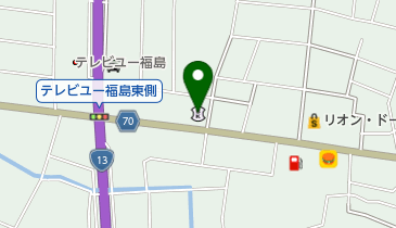 福島信用金庫西支店の地図画像