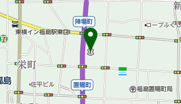 福島信用金庫本店の地図画像