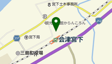 JA会津よつば三島支店の地図画像