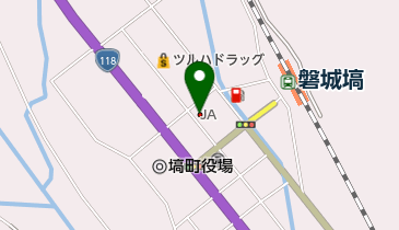 JA東西しらかわ塙支店の地図画像