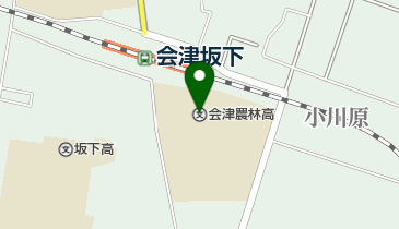 福島県立会津農林高校の地図画像