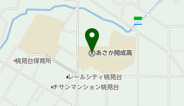 福島県立あさか開成高校の地図画像