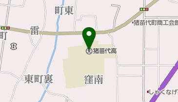 福島県立猪苗代高校の地図画像