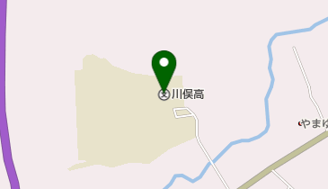 福島県立川俣高校の地図画像
