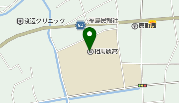 福島県立相馬農業高校の地図画像