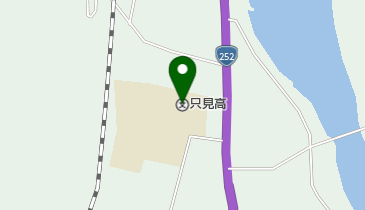 福島県立只見高校の地図画像