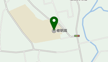 福島県立修明高校の地図画像