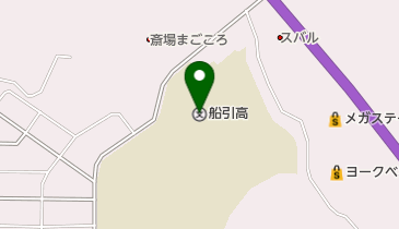 福島県立船引高校の地図画像