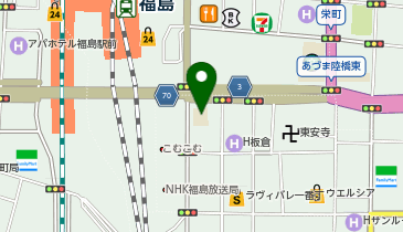 私立尚志高校単位制・通信制課程福島駅前キャンパスの地図画像