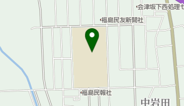 会津坂下町立坂下中学校の地図画像