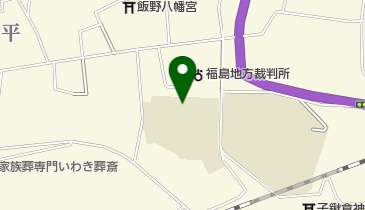 いわき市立平第一中学校の地図画像
