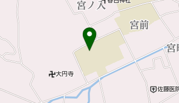 川俣町立川俣中学校の地図画像