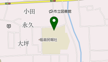 喜多方市立第一中学校の地図画像
