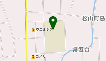 喜多方市立第二中学校の地図画像