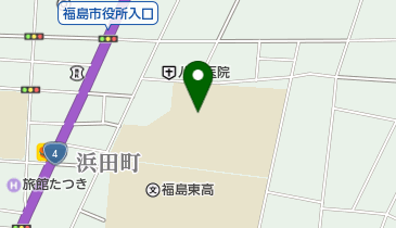 福島大学附属中学校の地図画像