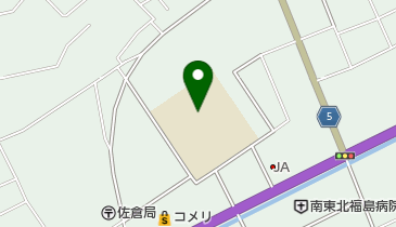 福島市立西信中学校の地図画像