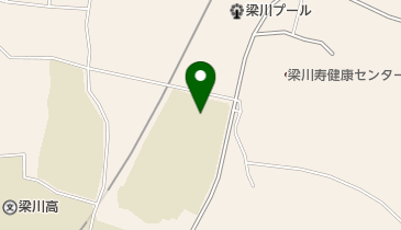 伊達市立梁川中学校の地図画像