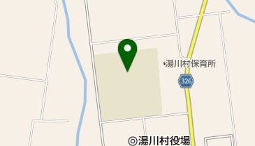 湯川村立湯川中学校の地図画像
