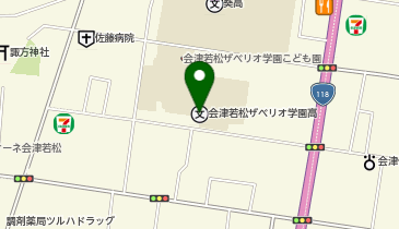 私立会津若松ザベリオ学園中学校の地図画像