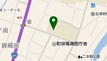 会津美里町立高田小学校の地図画像