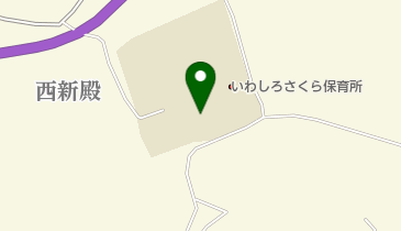 二本松市立新殿小学校の地図画像