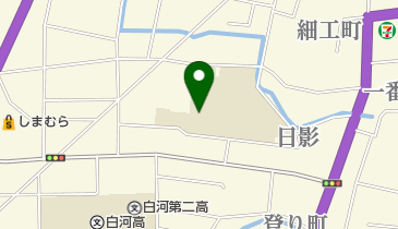 白河市立白河第二小学校の地図画像