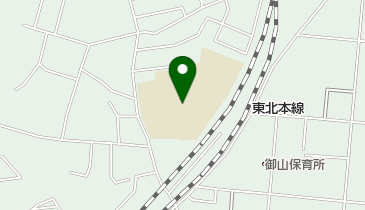 福島市立御山小学校の地図画像